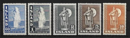 Island 1947 - AFA 230B-241B - Ubrugt