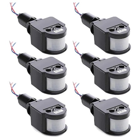 12V Bevægelsessensor Pir Sensor Automatisk Infrarød Sensor Bevægelsesdetektor Lyskontakt Udendørs Pir til