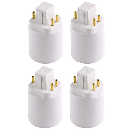 4 st Gx24q till E26/E27 Sockeladapter Lampfot