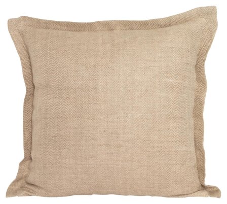 Lama Putetrekk Lin Herringbone Beige_50x50