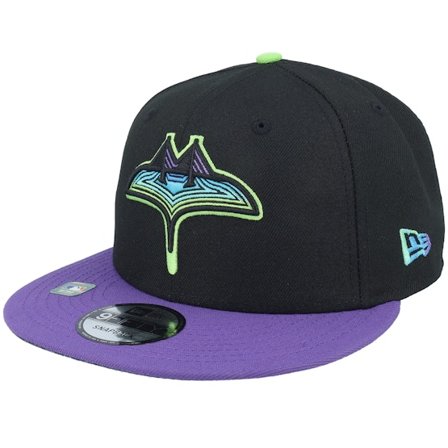 New Era - MLB Svart snapback Keps - Tampa Bay Rays MLB City Connect 9FIFTY Black/Polyester Snapback @ Hatstore