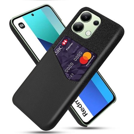 Bofink Xiaomi Redmi Note 13 korttikotelo - Musta