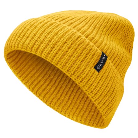 Baltic | Gorro de punto de canalé de acrílico amarillo para hombres - Gorros de punto