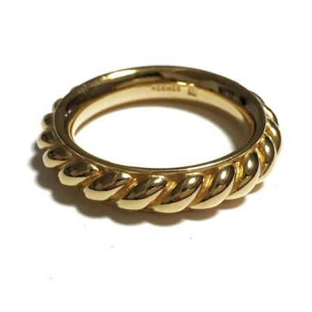 Hermès Vintage Rings Gul, Dame Vintage Smykker, Størrelse: ONE Size