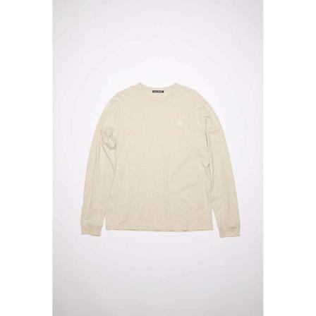 Acne Studios - T-shirts - Beige - Herr - Storlek: S, Herr, Storlek: S