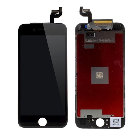 iPhone 6 / 6S LCD 4.7 tuuman Vaihdettava Puhelimen Näyttö ja Lisätarvikkeet - iPhone 6 / 6S Musta