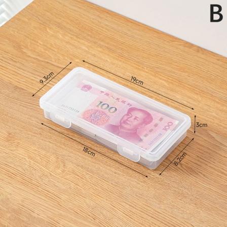 IC Bærbar oppbevaringsboks Seddelalbum Valuta Etui C B