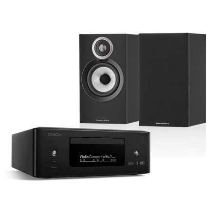 Denon CEOL RCD-N12DAB + Bowers & Wilkins 607 S3 Stereo-Anlage für TV