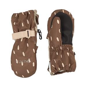Kuling Tallinn Dotted Mittens Brown 6-8 Years - Gloves and mittens - 6-8 years - Brown - Mädchen