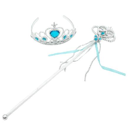 Complement Kids Princess Set Med Tiara Och Festav Accessoarer Unisex #74CCC7