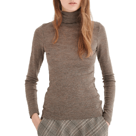 Inwear Fang Rollneck Överdelar Dam Brun XS