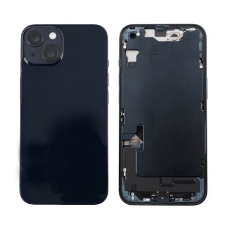 iPhone 14 Baksida med Komplett Ram - Svart