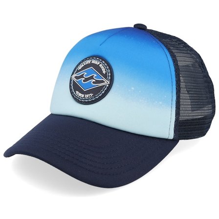 Billabong - Blauw trucker Cap - Kids Diamond Coastal Blue A-Frame Trucker @ Hatstore