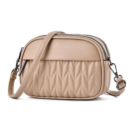 All-match Messenger Bag Simple Soft Leather Small Bag Korean Soft Leather Mobile Phone Bag