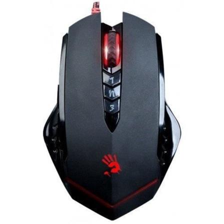A4TECH V8M SVART, RÖD USB