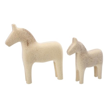 (Erikoistarjoukset) 2 kpl Lasten Lelut Maalaamattomat Puiset Hevoset Taalainhevonen Patsas Taalainhevonen Figuuri