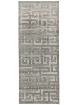 Geometrisch Klein Ancient Teppich - Hellgrau 80X200 Im Klassischen Stil
