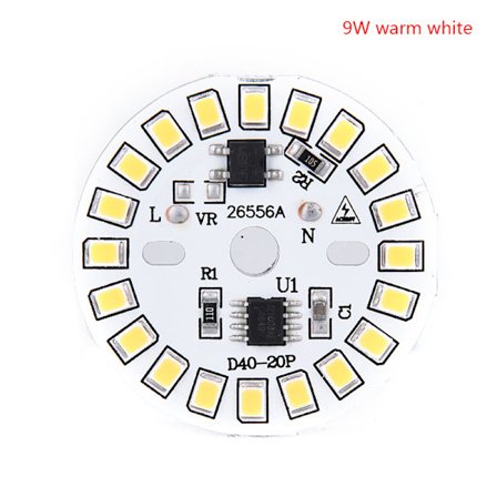 LED-lampa Patch Lamp SMD Plate Circular Module Light Source Plat