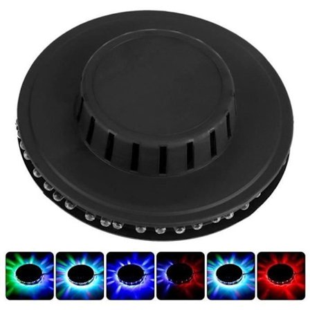 Scenebelysning - 110V-220V 5W - 48 LED-er - RGB Lydstyrt Partybelysning