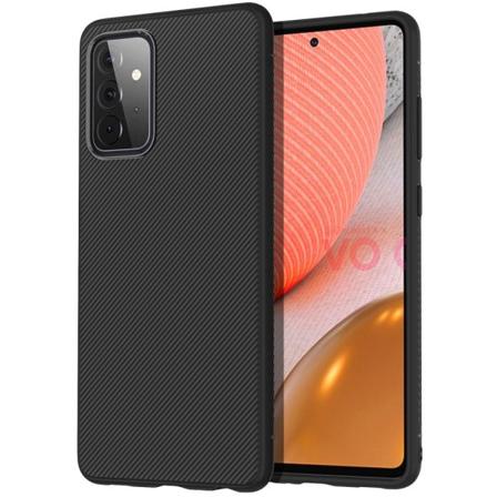 Twill Texture flexicase skal till Galaxy A72 5G - Svart Svart