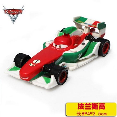 Disney Pixar Cars NO.1 Francesco Bernoulli 1:55 Diecast modell billeksaker Lös