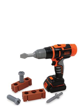 Black+Decker Mekanisk Skrutrekker Toys Role Play Toy Tools Oransje Smoby*Betinget Tilbud