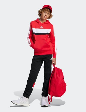 adidas Sportswear J 3S Tib Fl Hd - Red - 140
