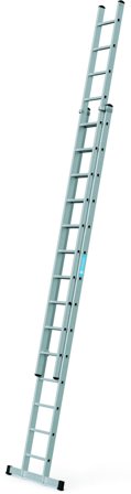 Zarges Everest 2E Utskjutsstege 2-delad 2x14 stegpinnar, längd 7,21 m, Stegar & ställningar