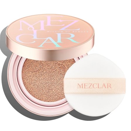 MEZCLAR Skin Care Air Fit Cover Cushion (Peach) No.23, 10 g - Multifunktionell foundation i kuddform
