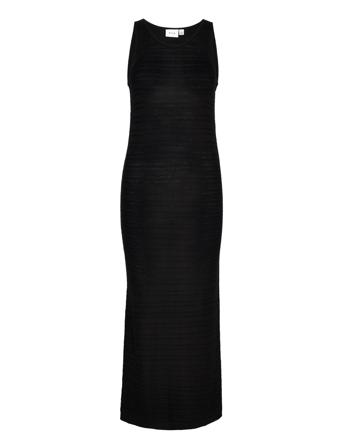 Vimargot S/L Long Knit Dress Black Vila