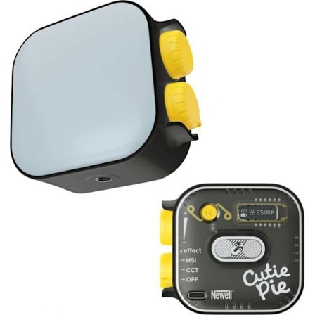 Dekorativ lampa - NEWELL - Cutie Pie - LED RGB - Inomhus - Svart