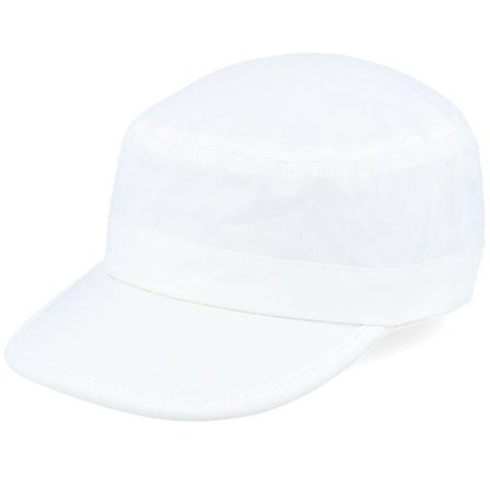 MJM Hats - Vit army Keps - Cuba Cotton White Army @ Hatstore