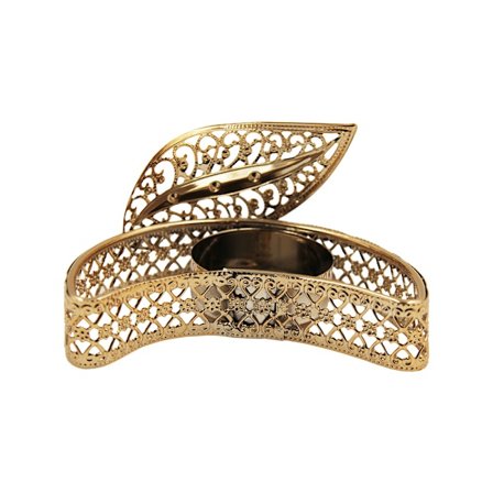 Metall Pentagram Ljusstake Prydnad Ljusstake för Matsal T