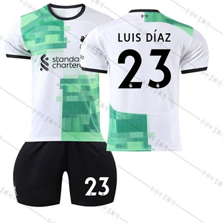23 Liverpool bortafotbollströja NR 23 Luis Diaz tröja