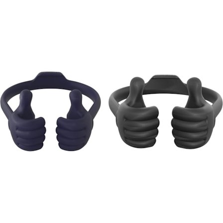 Thumbs Up 2-pak Tablet Stand, Tablet Display Stand Holder til skrivebord, Tablet Stand Kompatibel med iPad-serien, Samsung Galaxy Tabs