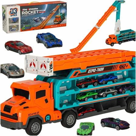 Leksaksbil Biltransport Orange[CO]