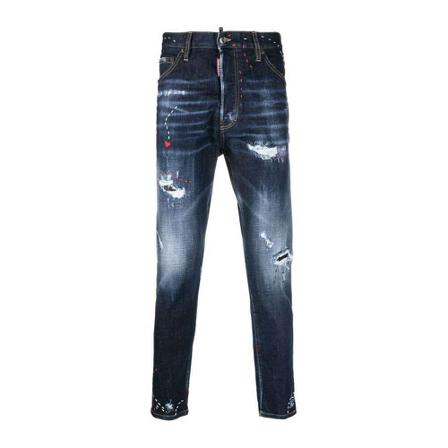 Dsquared2 - Jeans - Blå - Herr - Storlek: Xl, Herr, Storlek: XL