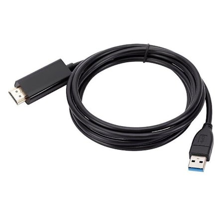 1,8 m USB till HDMI-adapterkabel Sladd USB 2.0 Typ A Hane till HDMI Hane Konverterare Ny