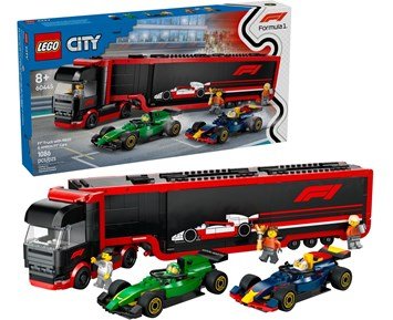 LEGO-City F1 -trailer med F1 RB20 og AMR24 60445-LEGO City F1 -trailer med F1 RB20 og AMR24 60445-LEGO-LEGO
