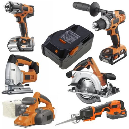 Batteri til elektroverktøy for AEG BFL 18, BHO 18, BKS 18 og andre