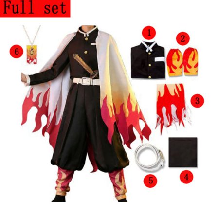 Mub - Ny design japansk anime Demon Slayer Cosplay-klær Tanjirou Nezuko Zenitsu Tomioka Cosplay-kostyme
