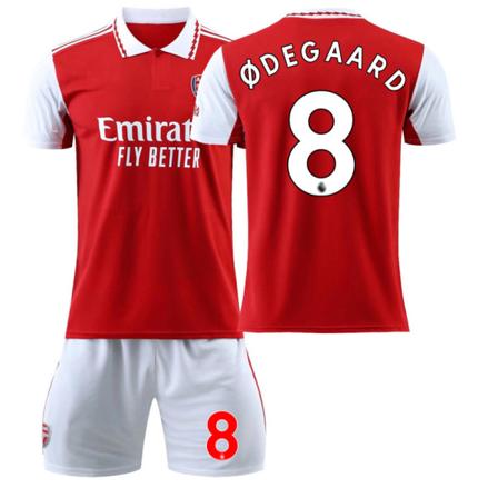22-23 Arsenal Hemma Fotbollströja för barn nr 8 Ødegaard Ødegaard 8 18