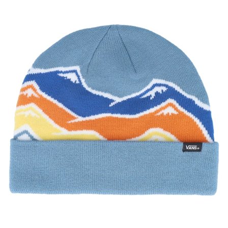 Vans - Mountain Beanie Bluestone Cuff Cuff Blue Beanie - @ Hatstore