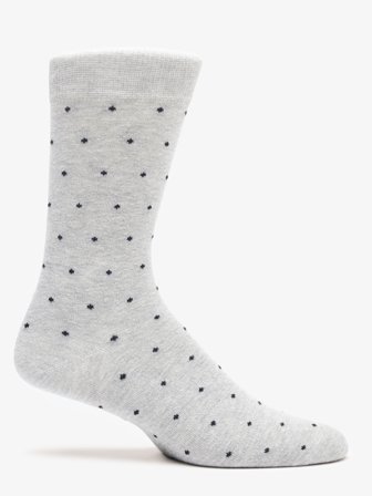 John Henric Men's Grey Socks Basel Size Onesize