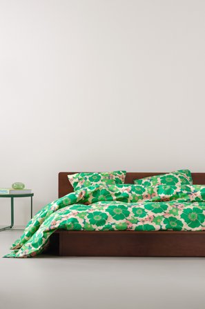 Jotex - Dynetrekksett Dobbeltseng Økologisk Grønn - FRIDA - Kjøp Dobbeltseng hos Jotex