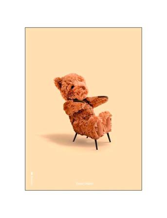 Papa Bear Sand Home Decoration Posters & Frames Posters Animals Multi/mønstret Brainchild