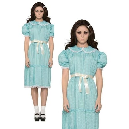 The Shining Tvillingepiger Cosplay Kostume Halloween Cosplay Kostume Twin Girls Style 1 XL