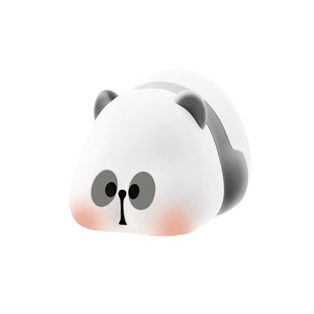 Silikone Panda Natlampe til Børneværelsesindretning 1200Mah 3-Trins Lysstyrke Sengelampe Touchlampe
