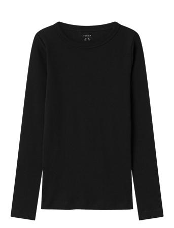 Nkfnakal Ls Top Noos Tops T-shirts Long-sleeved T-shirts Black Name It