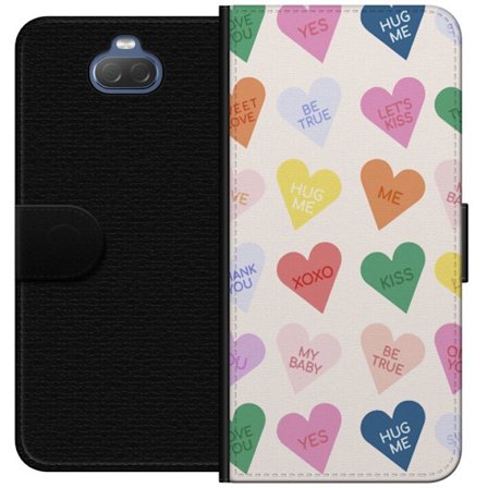 Kompatibel Tegnebogsetui til Sony Sony Xperia 10 GodteHjerter